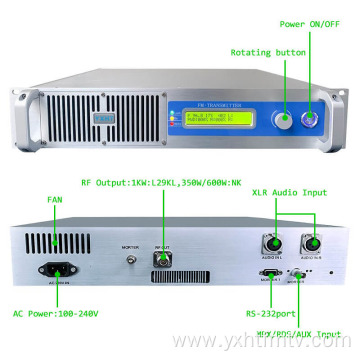 1KW Wireless Fm TRadio broadcast Transmitter